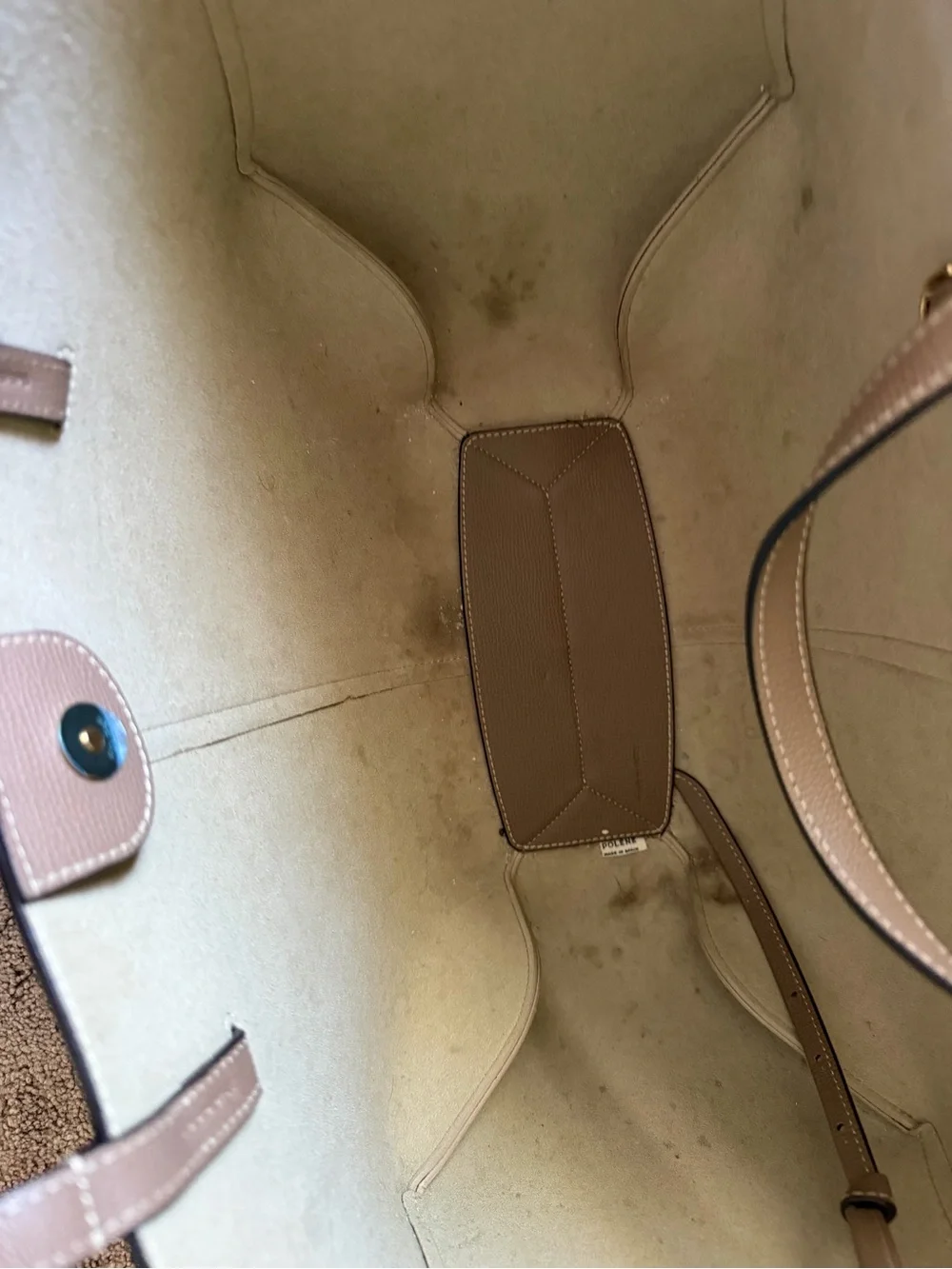 Polene Cyme tote in taupe